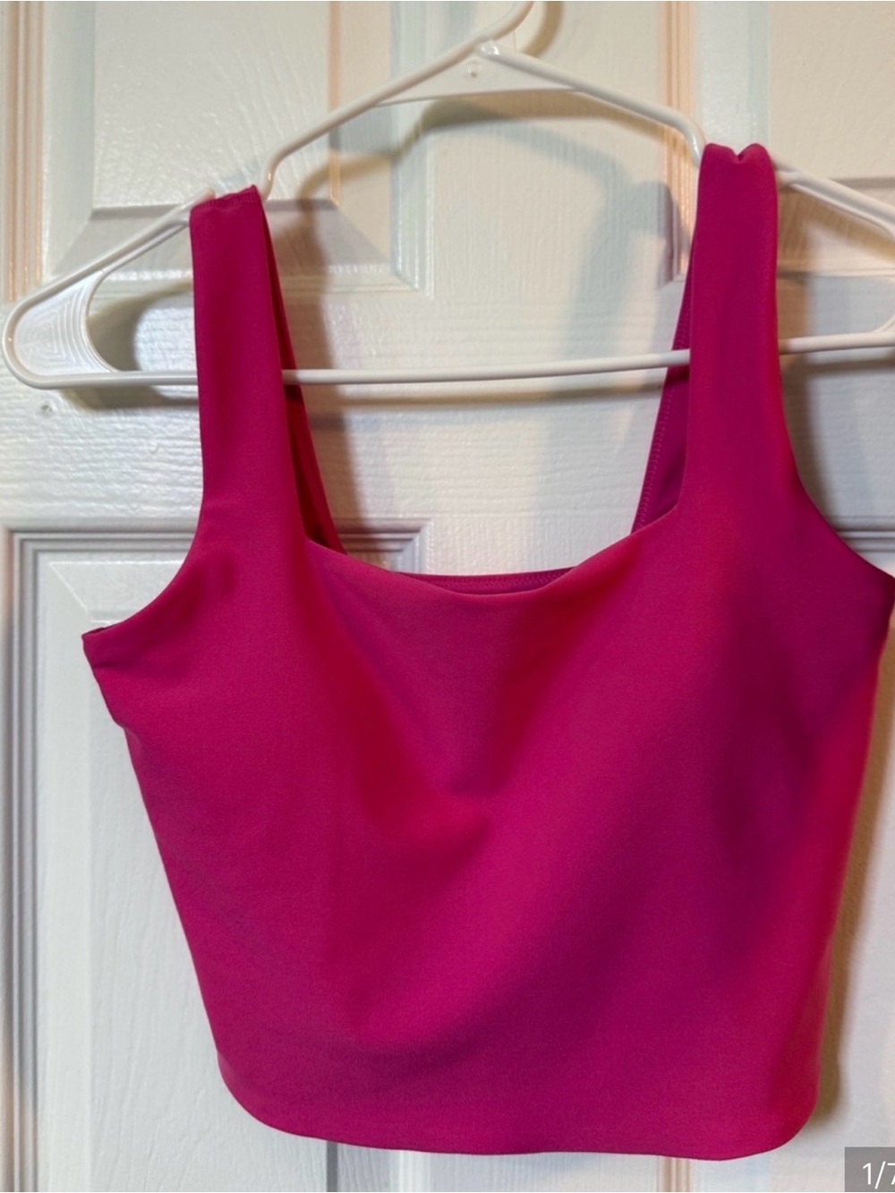 Women’s Fuchsia / magenta Tank Crop Top YPB Abercrombie